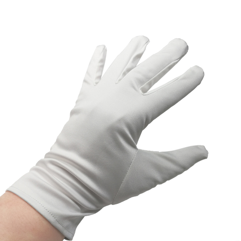 картинка Перчатки микрофибра, белые, L (двусторонние) от Клио