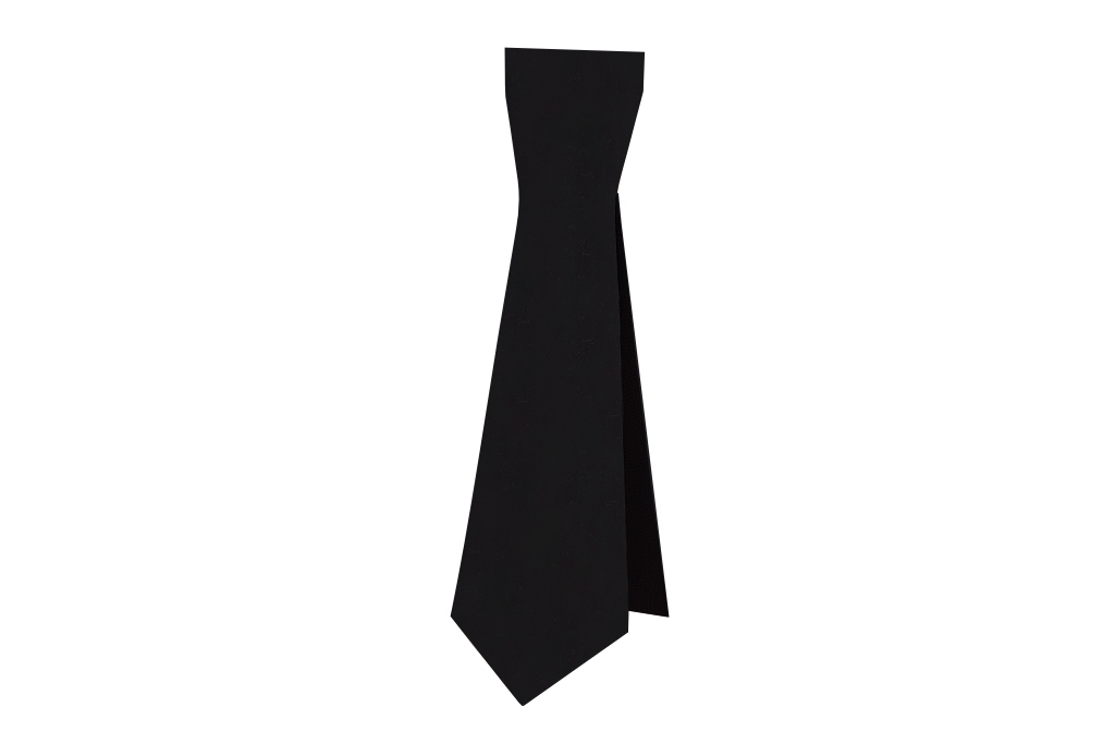 картинка Подставка "галстук" средняя  черный бархат от Клио