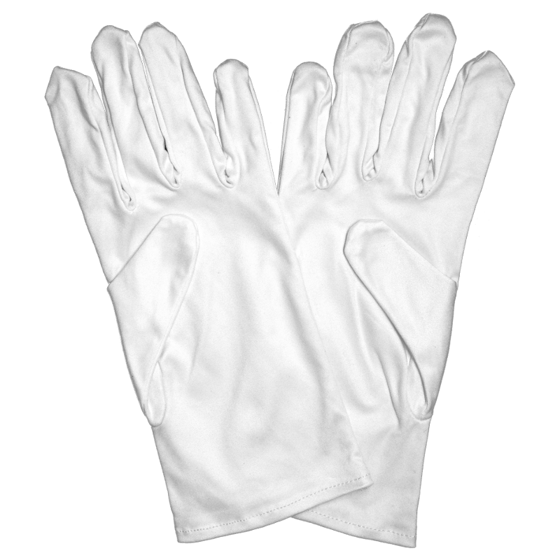 картинка Перчатки микрофибра, белые, L (двусторонние) от Клио