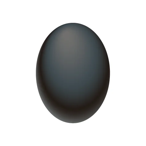 Жемчуг черный овал 10,5-11,0