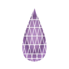 Фианит аметистовый бриолет 7 x 5