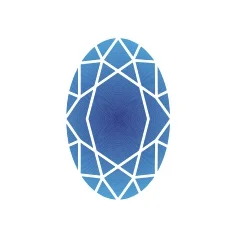 Топаз swiss овал 5 x 3