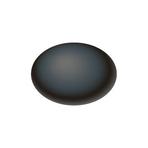 Жемчуг черный пуговица d=7,0-7,5