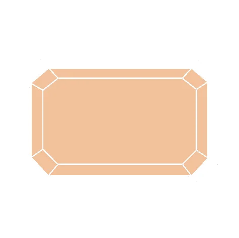 Фианит шампань экран 10х10