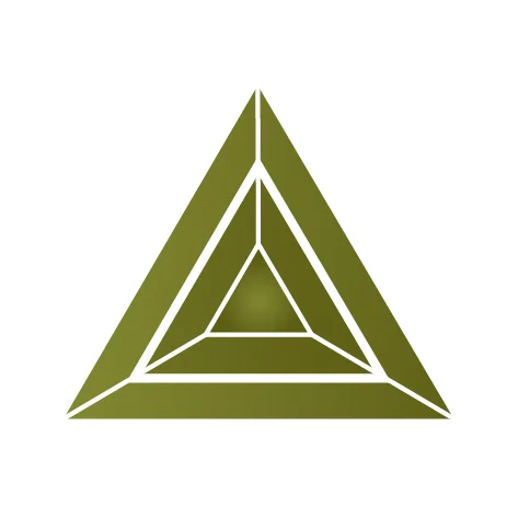 Фианит хризолитовый треугольник 10 x 10 x 10