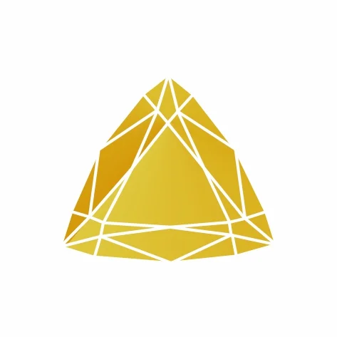 Фианит желтый триллион 13 x 13 x 13