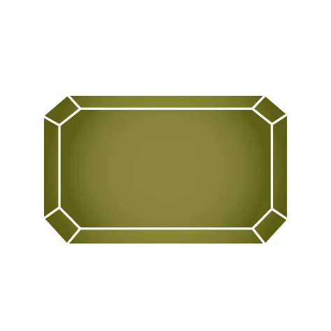 Фианит хризолитовый экран 5х5