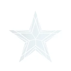 Фианит бесцветный звезда 6 x 6