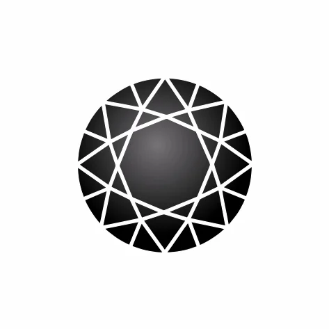 Синтетическая шпинель черный круг 1,75