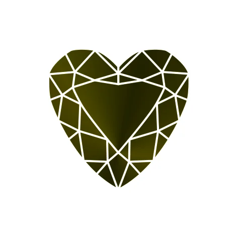 Дымчатый кварц сердце 5х5