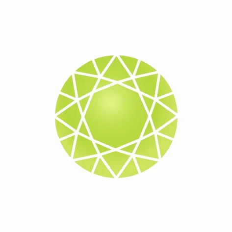 Фианит зеленый (хризолит) сырье