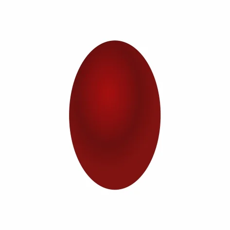 Фианит гранатовый кабошон d=9,0