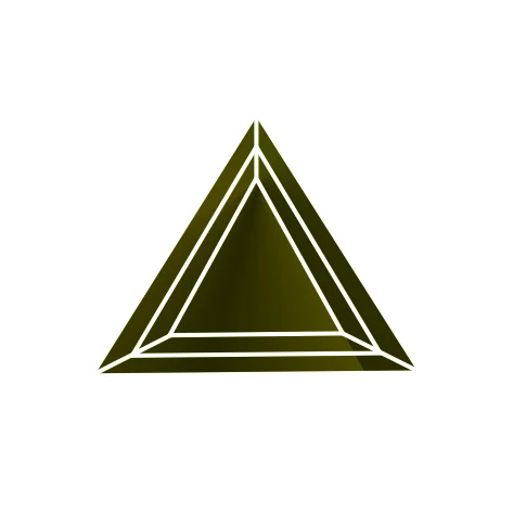 Ювелирное стекло дымчатое треугольник 11х11х11