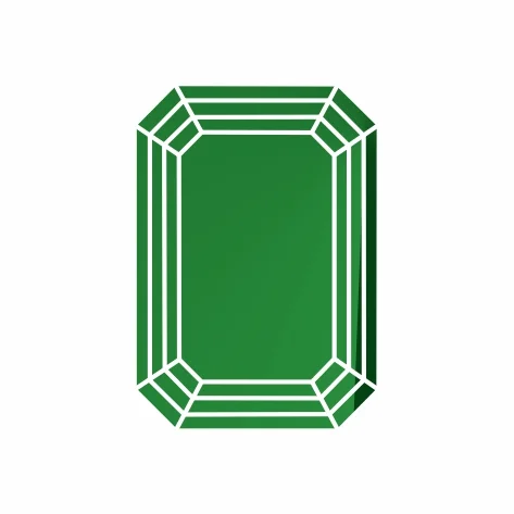 Фианит изумрудный октагон 14х11