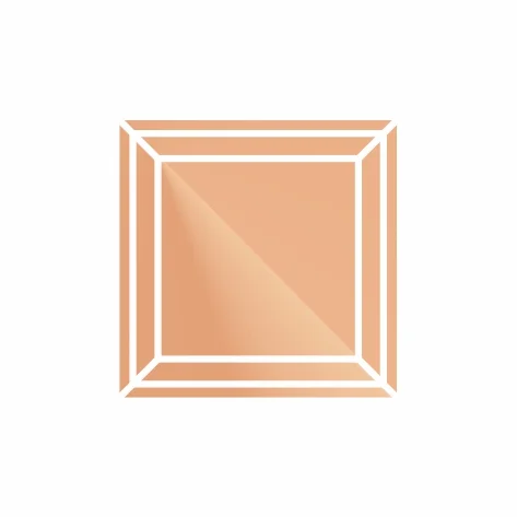 Фианит шампань квадрат 15 x 15