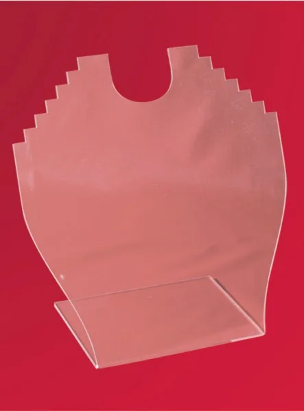 Шея нарезная  пластик прозрачный