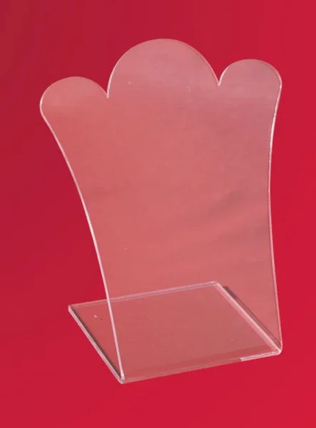 Шея под кулон h=12.5 пластик прозрачный