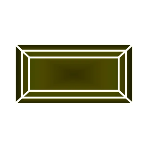 Ювелирное стекло дымчатое багет 5х2,5