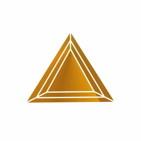 Цитрин желтый треугольник 10х10х10