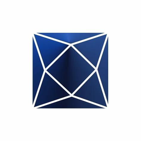 Ювелирное стекло синее каре 4х4