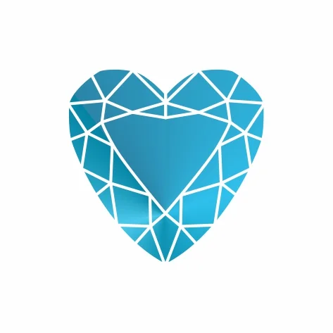 Топаз sky сердце 4 x 4