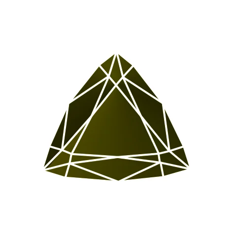 Ювелирное стекло дымчатое триллион 7х7х7