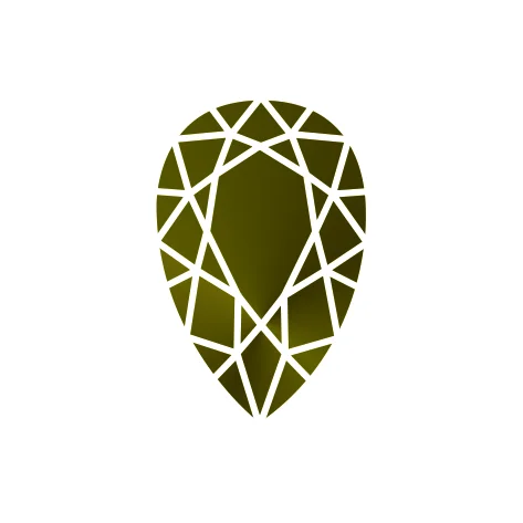 Дымчатый кварц груша 8 x 6