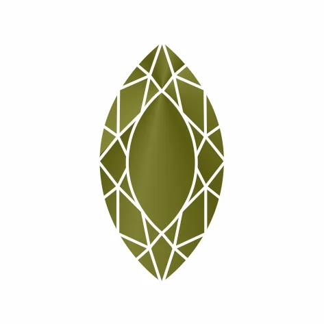 Хризолит маркиз 6 x 3