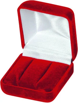 ФУ-57 футляр под серьги, красный