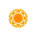 Фианит оранжевый круг d=3,0