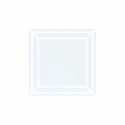 Фианит бесцветный квадрат 8 x 8