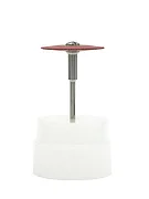 Превью Резинка с алмазной крошкой (линза 26х3 мм, красный, очень грубый)  №2