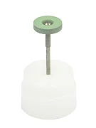 Превью Абразивный камень с алмазной крошкой для полировки циркона, с держ., диск, ф=17х3,5 мм №1