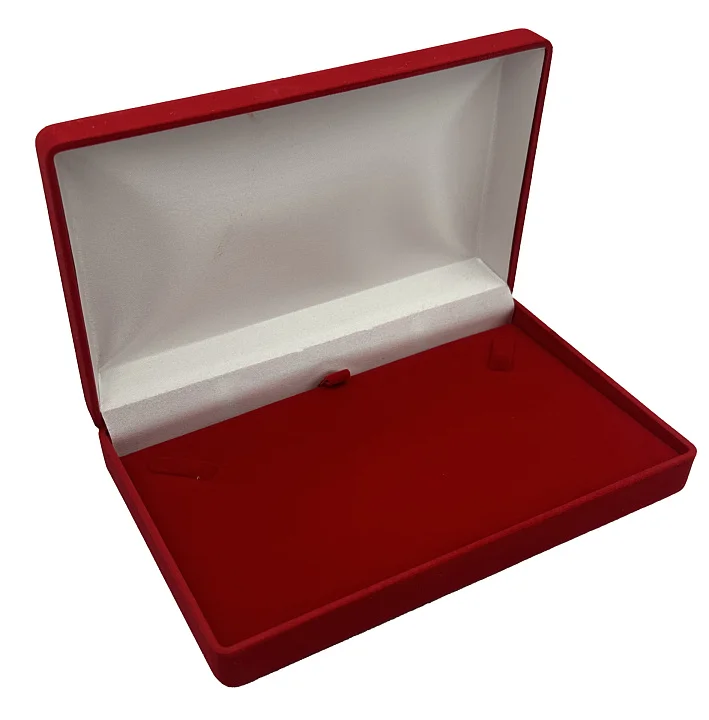 ФУ-25 футляр под колье, красный №1