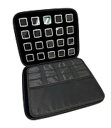 Превью Бокс с металлическими коробками 40*40 мм 40 штук 330*270*70 мм серебро №3