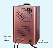 Превью Печь плавильная, индукционная, вертикальная, 2кг (тигель, стакан, прокладка, щипцы) №9