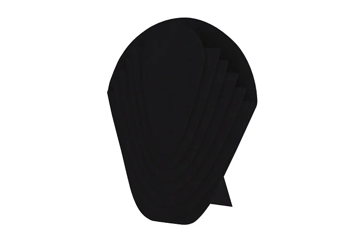 Бюст многоярусный черный кож. зам