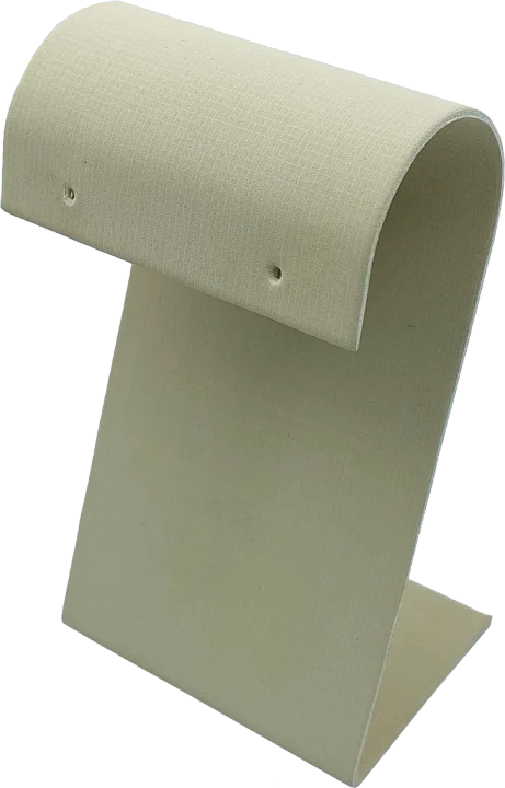 Подставка под серьги,малая бежевый кож. зам.