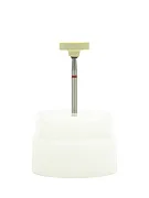 Превью Абразивный камень с алмазной крошкой для полировки циркона, с держ., диск, ф=12х3 мм №2