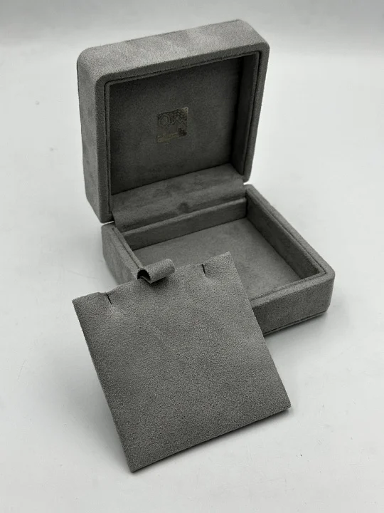 Футляр 80*80*50 под кулон, серый №1