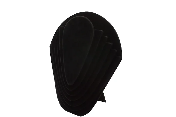 Бюст многоярусный черный бархат