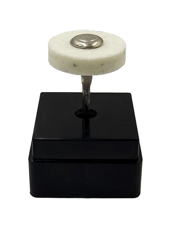 Фетр-диск для б/м., с держ., тверд., ф=22 мм