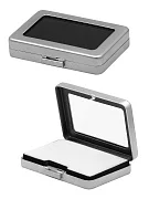 Превью Металлическая прямоугольная коробка, 80*55мм, серебристый №3