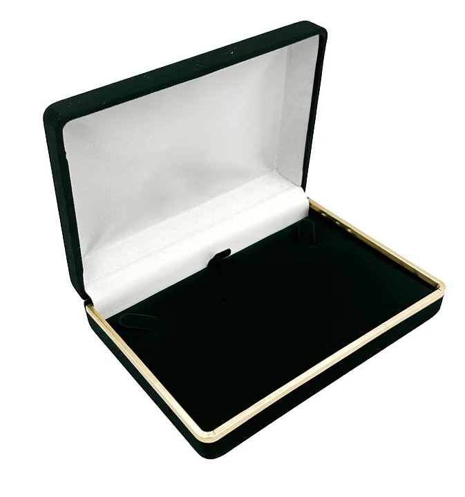 ЖФУ-22 футляр с золотой каймой под комплект, зеленый №1