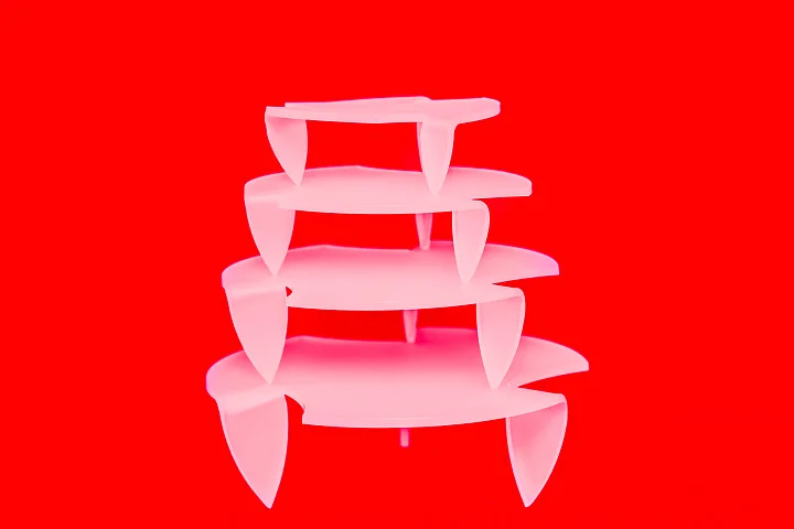 Набор подставок "круг" пластик матовый