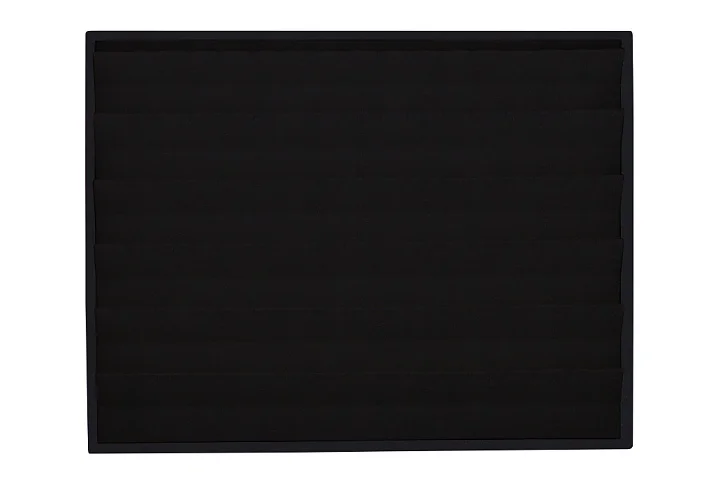 Планшет "лесенка" под кулон 31*24 черный кож. зам