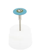 Превью Резинка с алмазной крошкой (линза 19х3 мм, синий, грубый)  №1