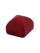 Превью ФУ-57 Футляр под Кольца, бордо №3