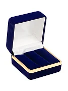 Превью ЖФУ-3В футляр с золтой каймой под серьги, синий №3