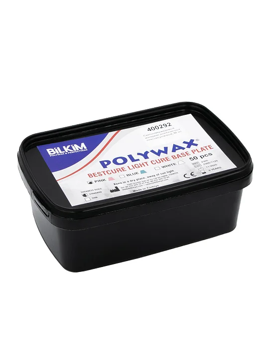 Светоотверждаемый материал для базисных пластин,розовый, 50 шт. №1